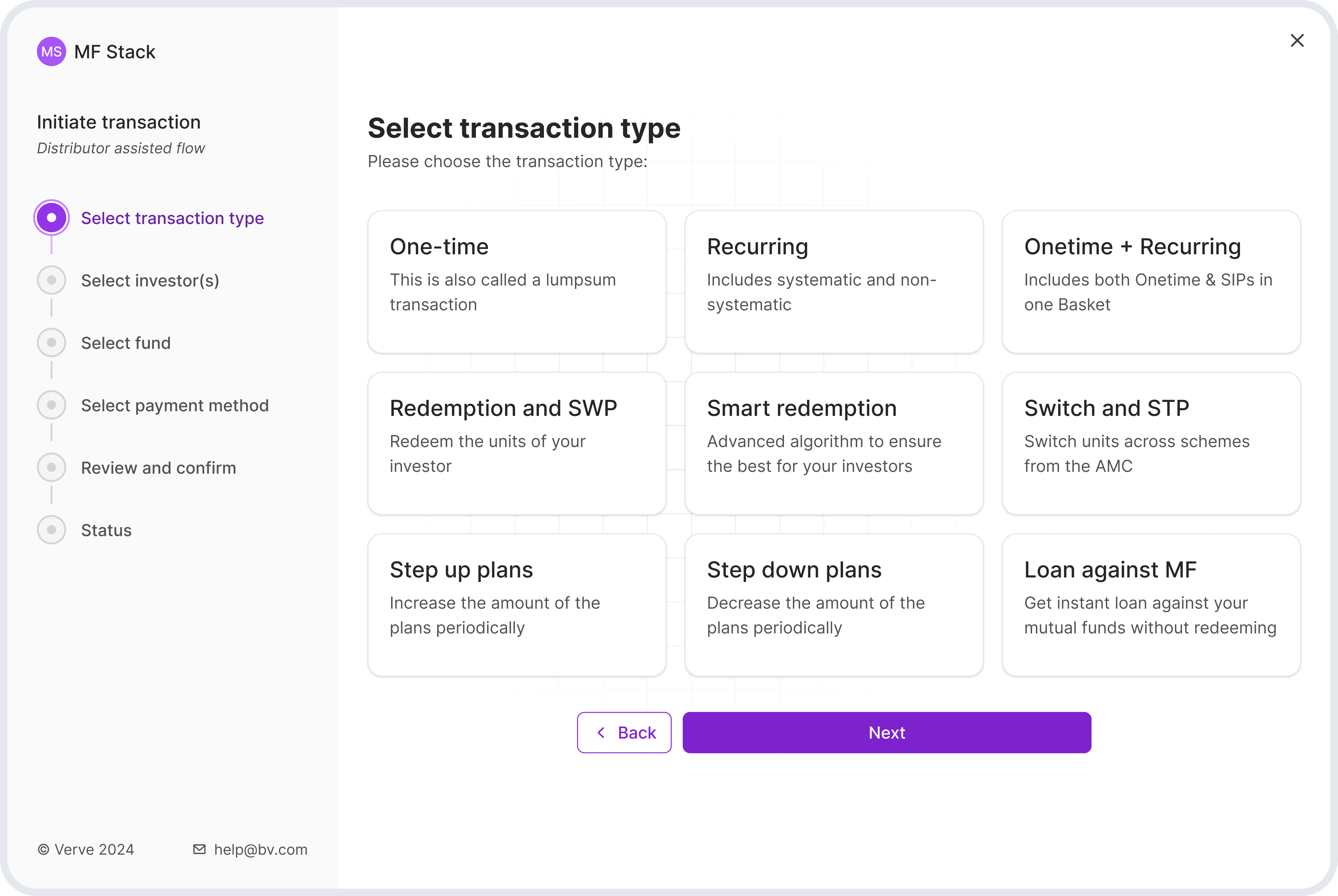 Plug in to the powerful Mutual Fund Transaction Engine - Light